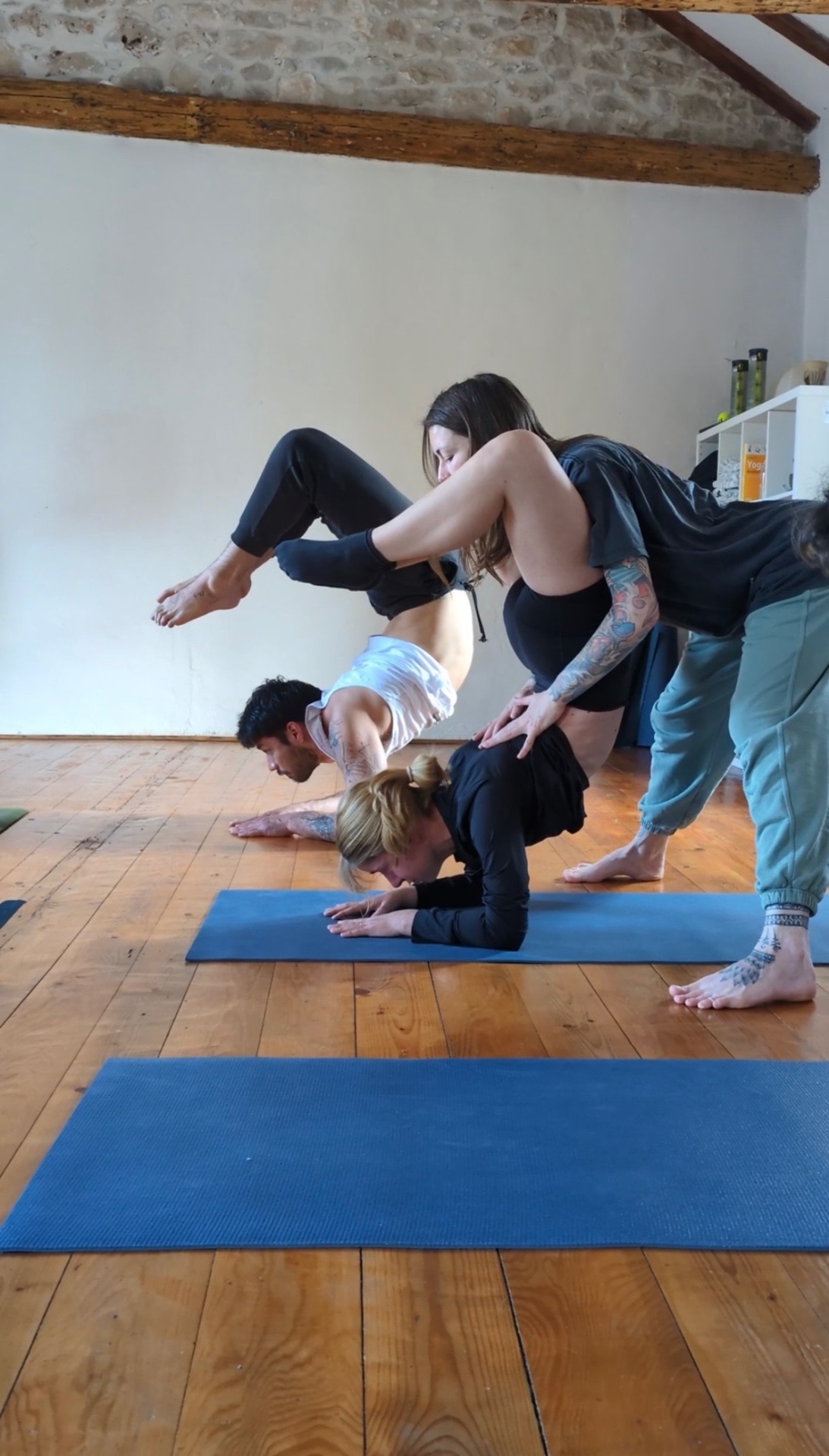 Inversion practice with hands-on support